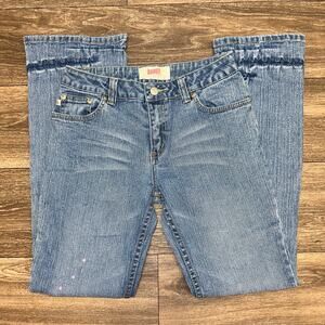 Bongo Girls Mid Wash Straight Leg Jeans Size 14